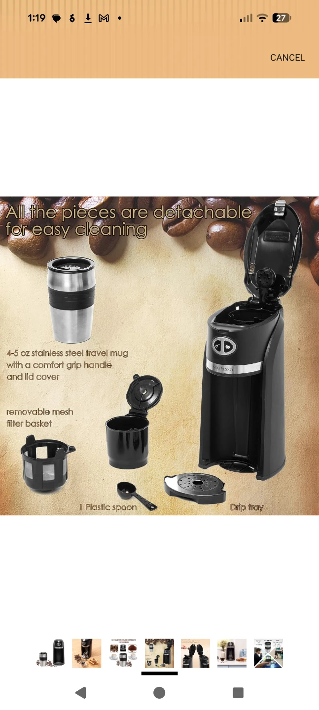 Mixpresso Coffee Maker with Travel Mug - brand new - photo 4