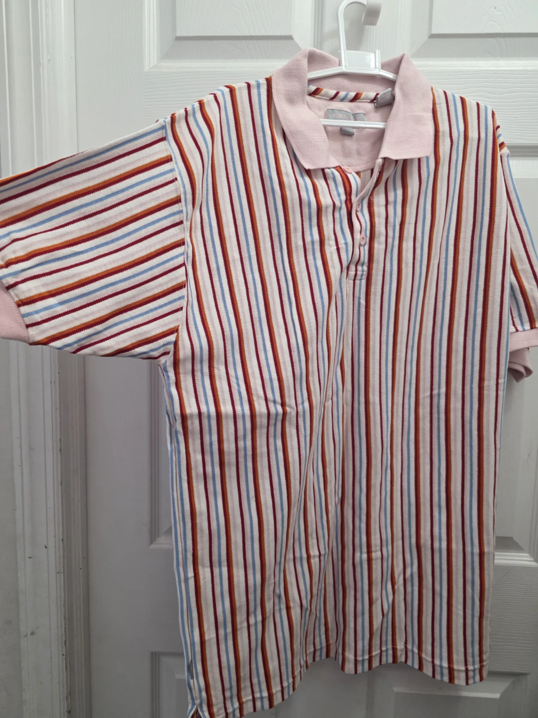 Koman Jeans Striped Polo Shirt