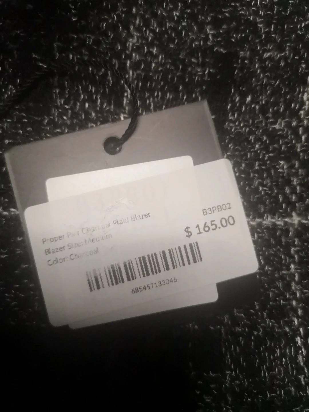 Mens Blazer (M-charcoal plaid) - photo 4