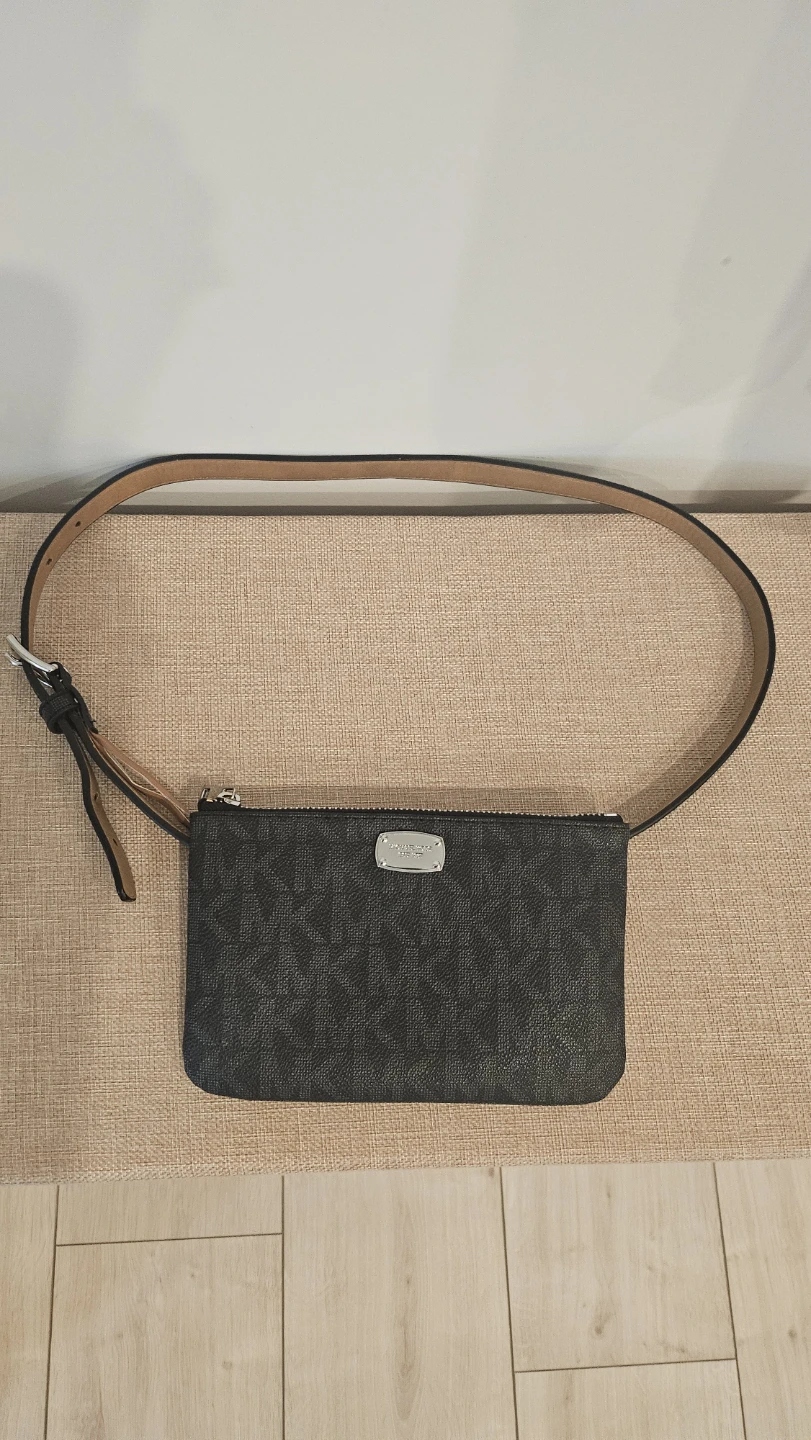 Michael Kors Logo Print Belt/Sling Bag