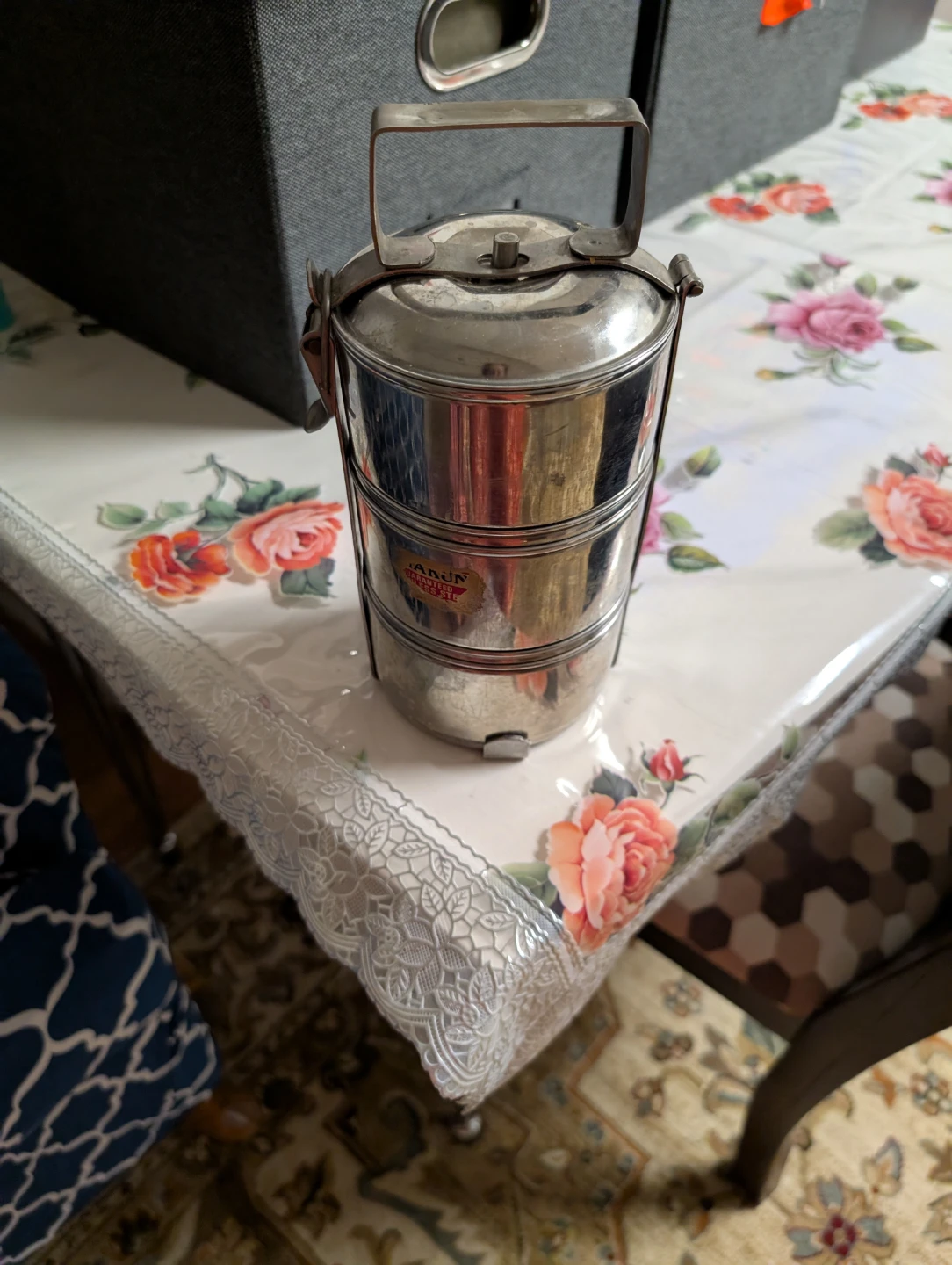 Arjun 3-Tier Stainless Steel Tiffin Carrier