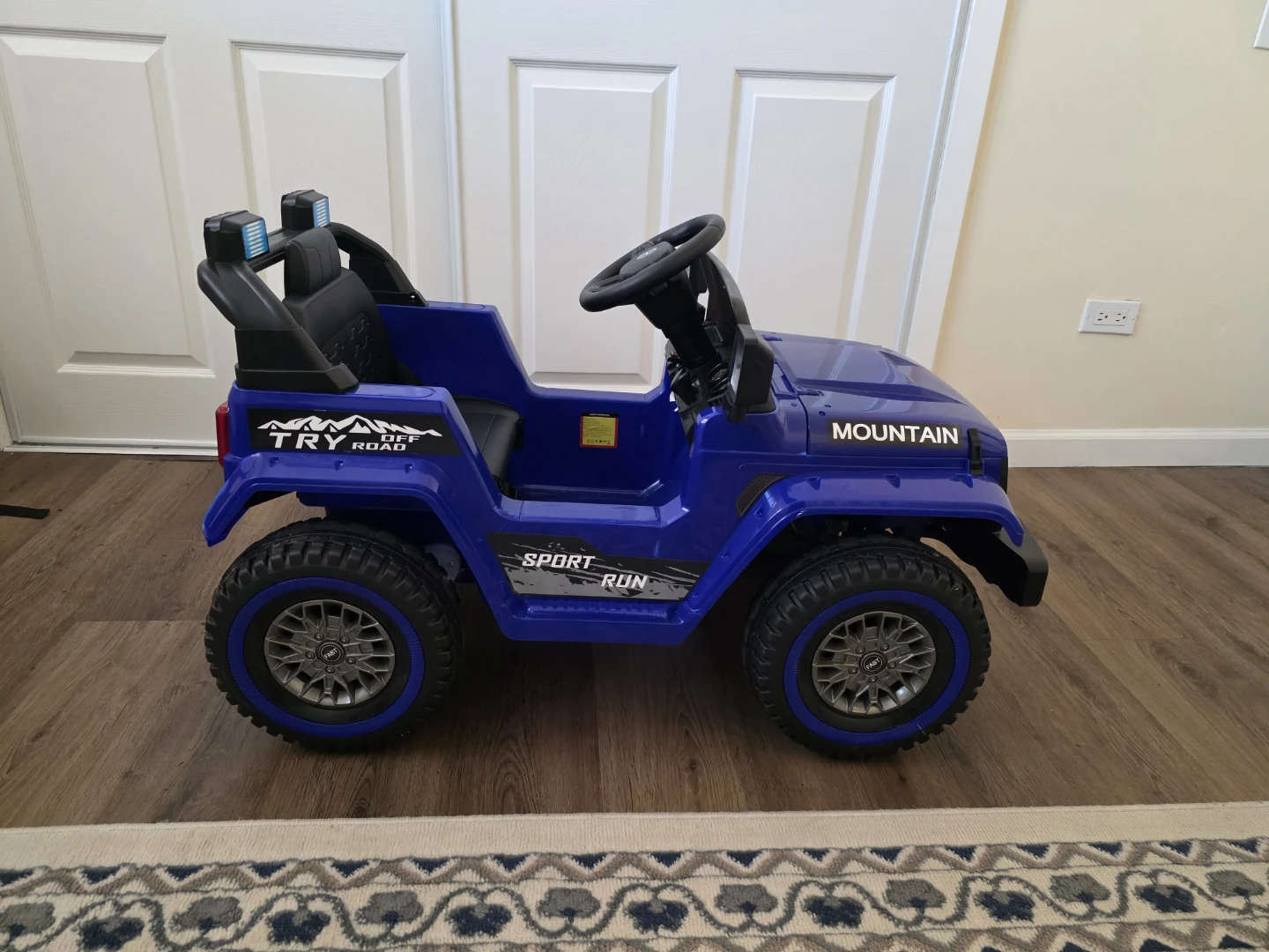 Blue Mountain Ride-On Toy Truck