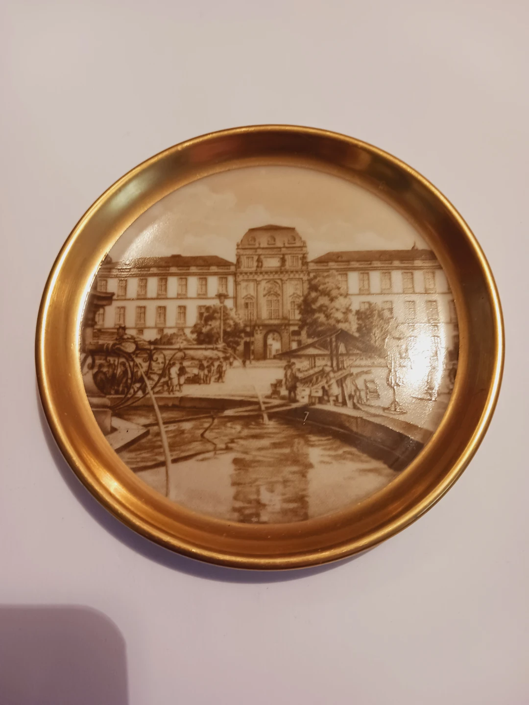 22K Gold Trim German Darmstadt Decorative Saucer - photo 2