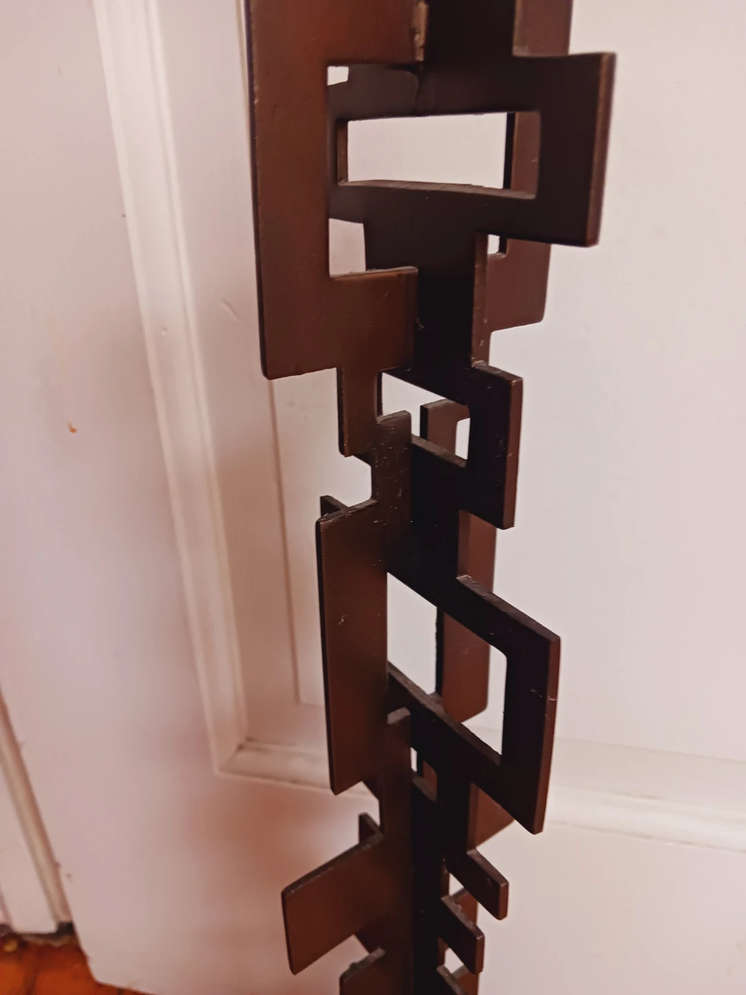 Striking Brutalist Abstract Geometric Totem Art Sculpture - photo 4