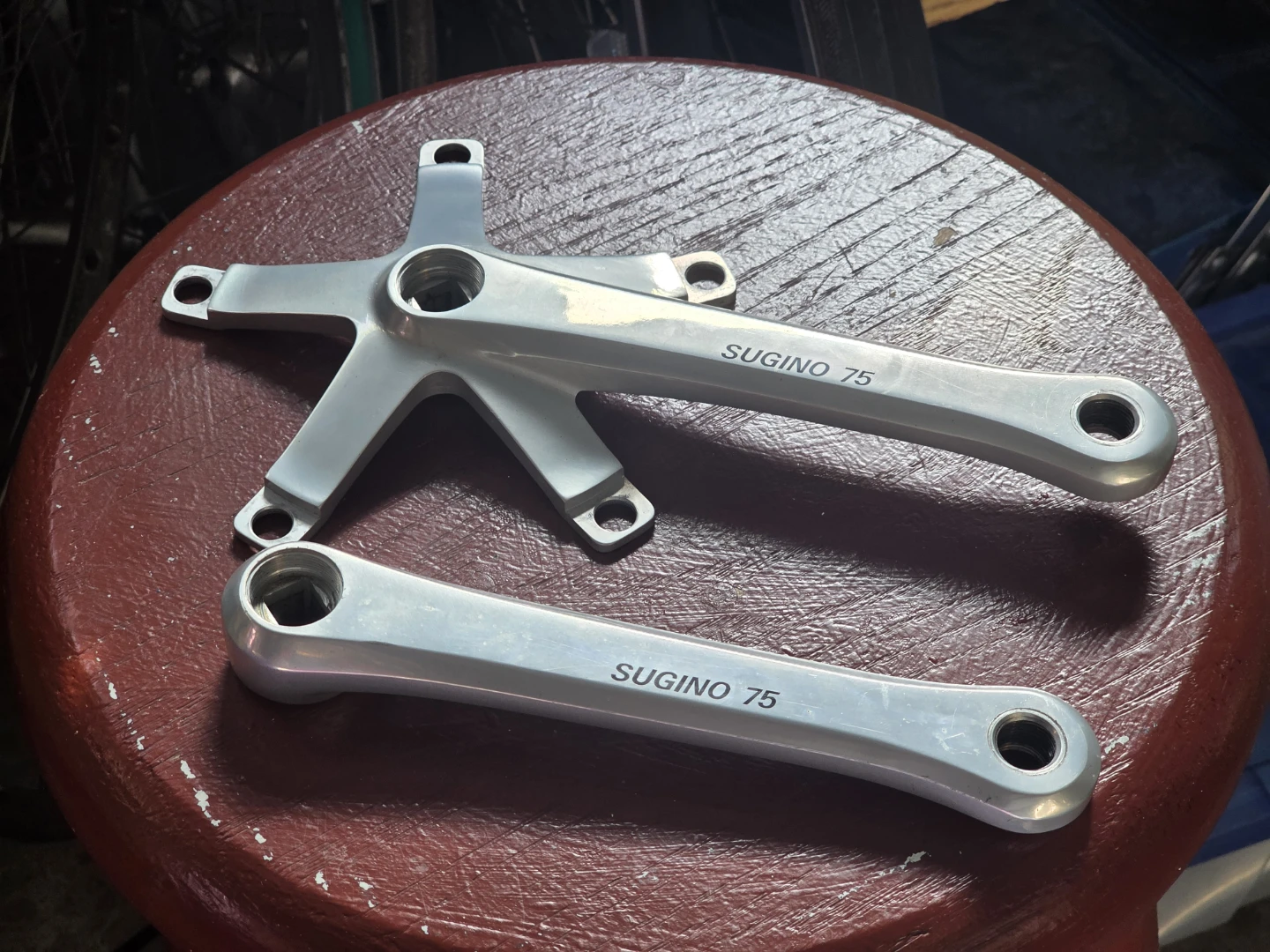 Sugino 75 Track Crankset with Chainring and BB