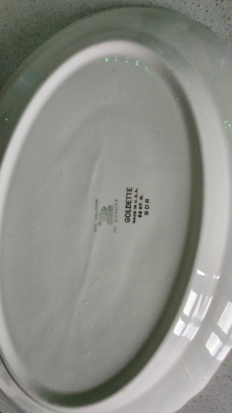 GOLDBETTE Platter - Vintage Serving Dish - photo 2
