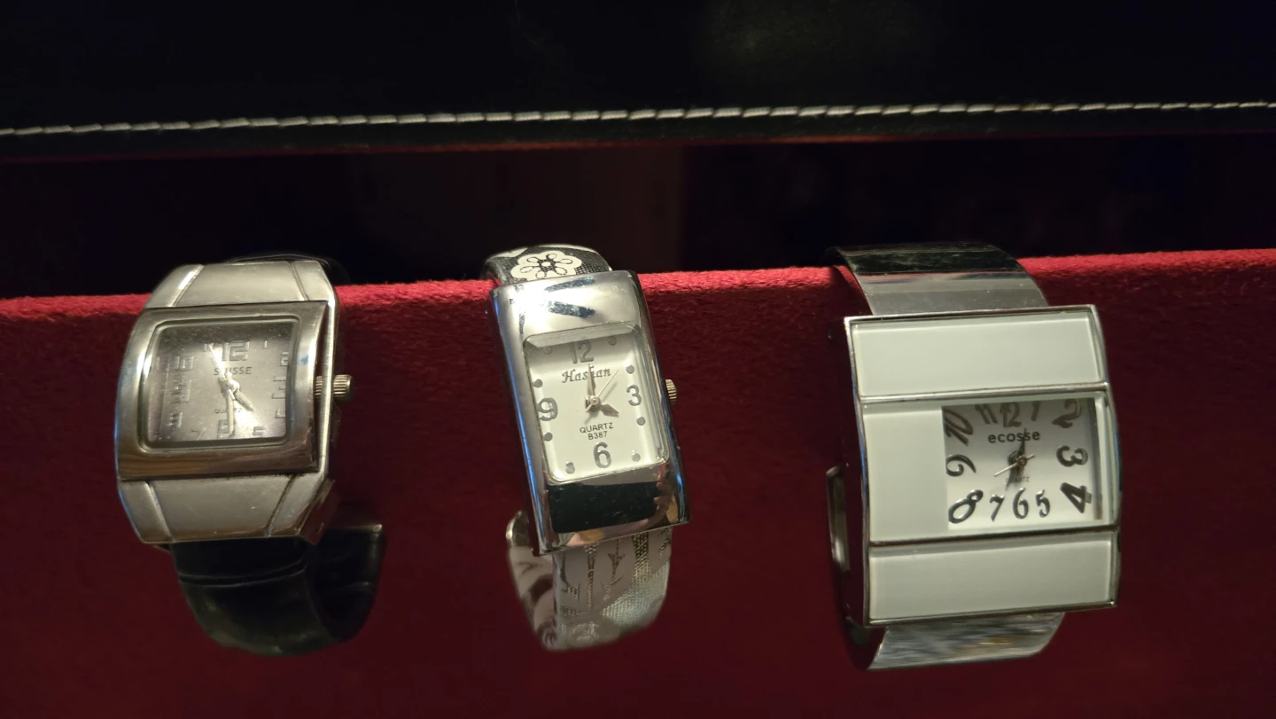 Three Fashion Quartz Watches