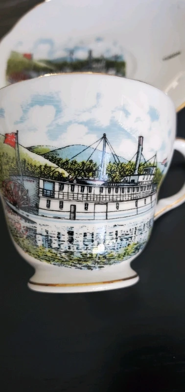 Yukon Themed Teacup and Saucer
