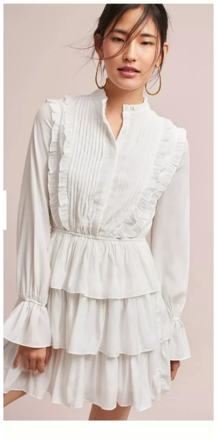 Kate C. Boho Ruffle Tiered Mini Dress - photo 4