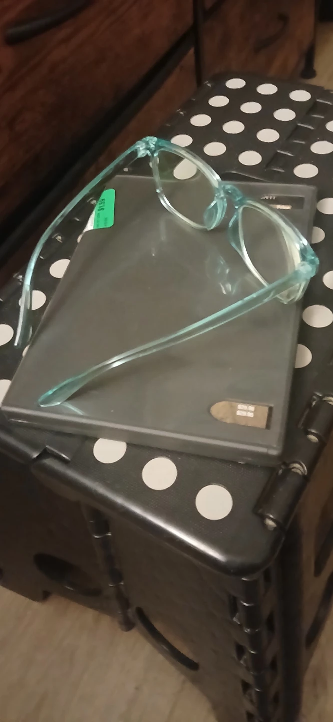 Light Blue Transparent Glasses