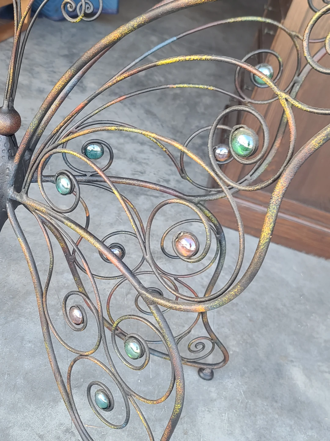 Metal Butterfly Accent Table - photo 4