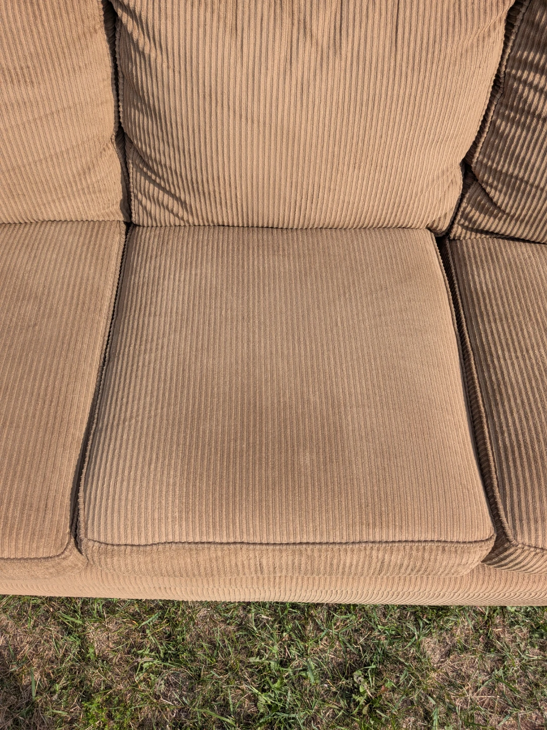 Tan Lazy boy 3 seater sofa - photo 5