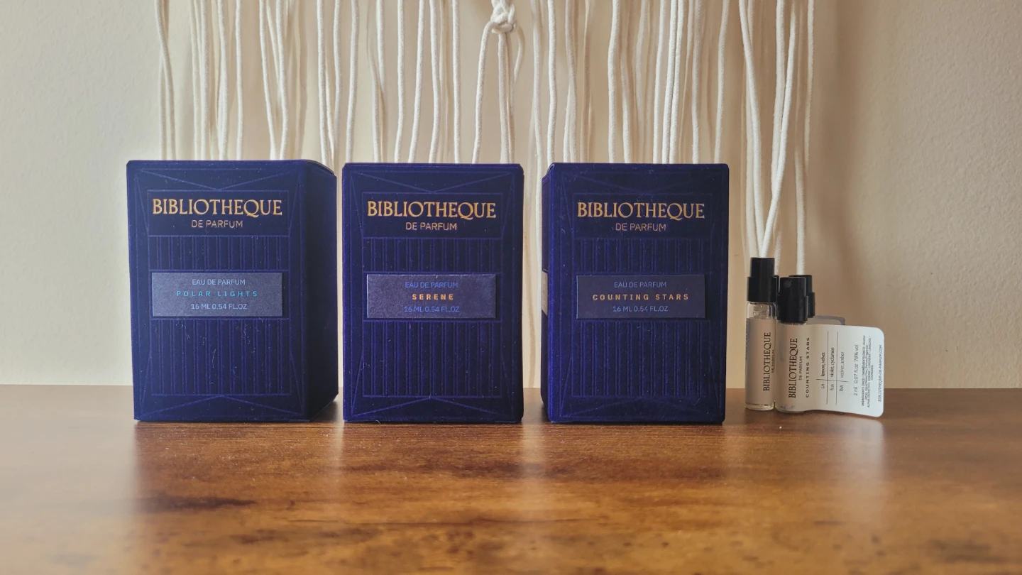 Bibliothèque de Parfum – 3 x 16ml + 4 Samples