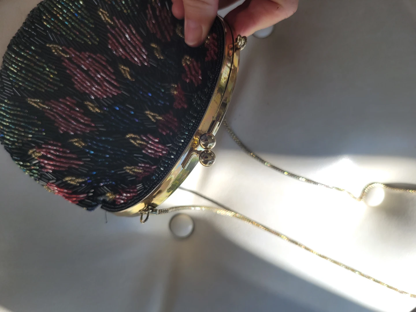 Vintage LA Regale Beaded Evening Clutch - photo 3