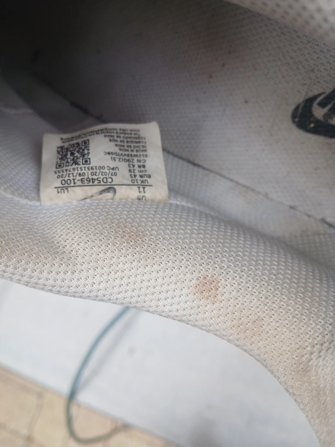 Nike Court Vision Low White Sneakers - photo 5