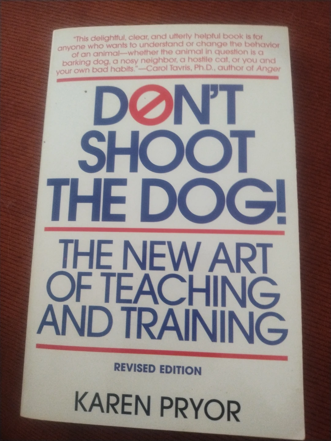 Don't Shoot the Dog! by Karen Pryor 🏈
