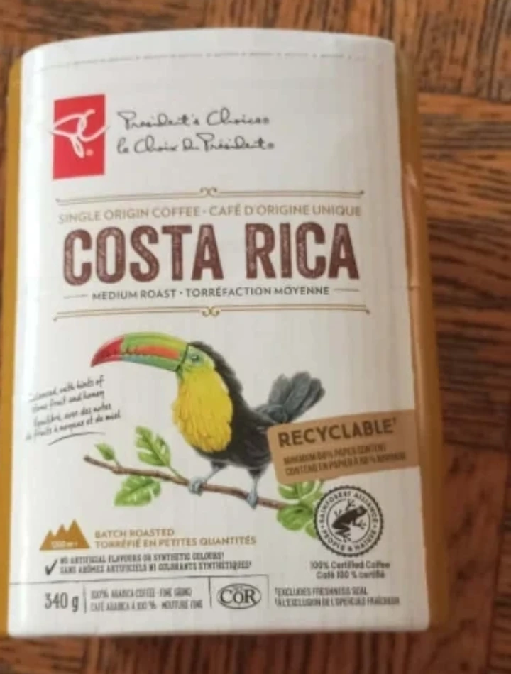 President's Choice Costa Rica Medium Roast Coffee