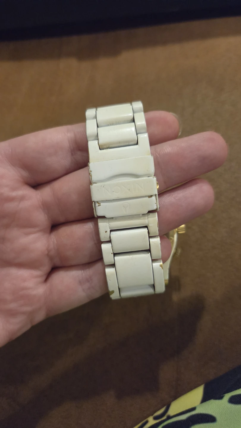 Nixon 51-30 Chrono White and Gold Watch - photo 2