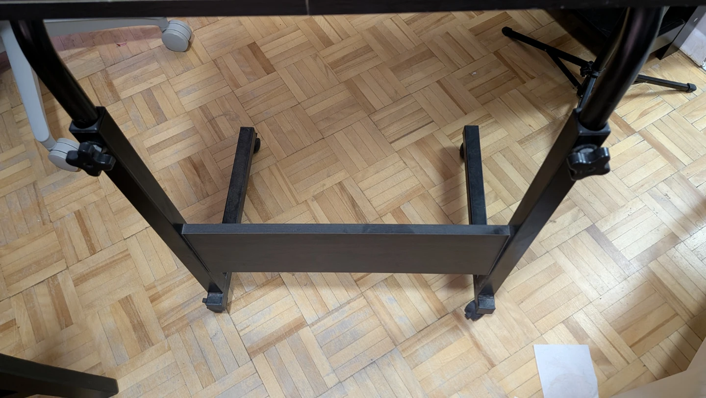 Adjustable Rolling Bedside Table - photo 2