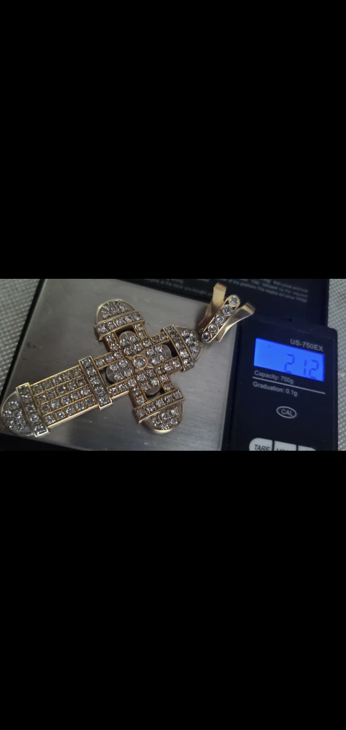 10k Gold Large Cross Pendant/Negotiable - photo 2