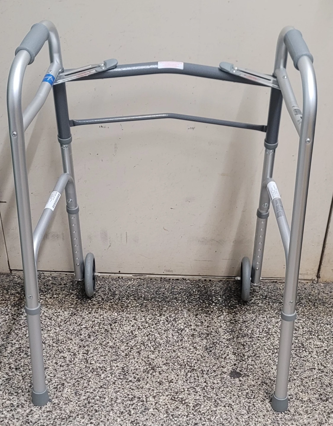 Folding Medical Walker with Wheels - photo 3