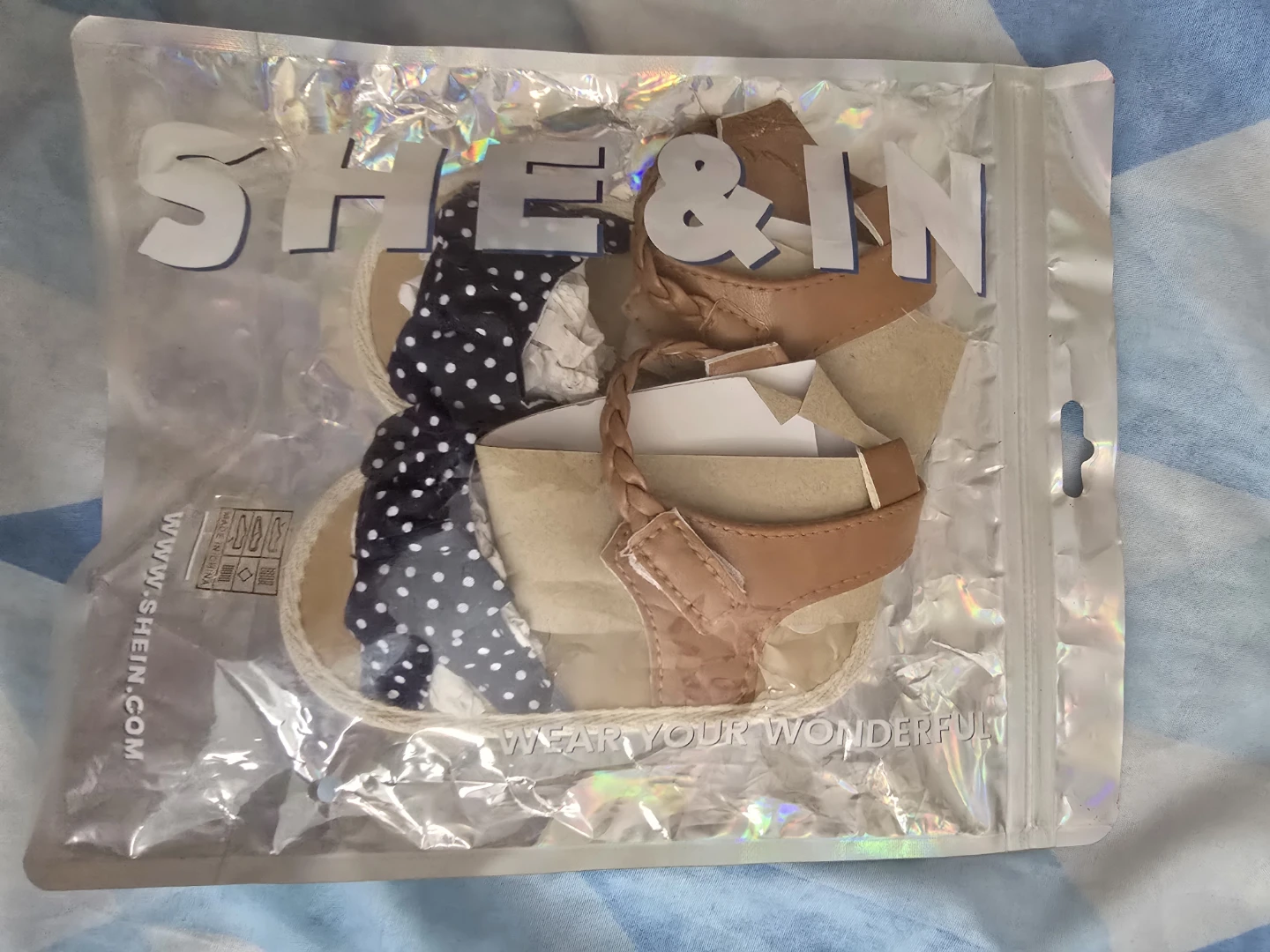 SHEIN Baby Girl Sandals Size 21