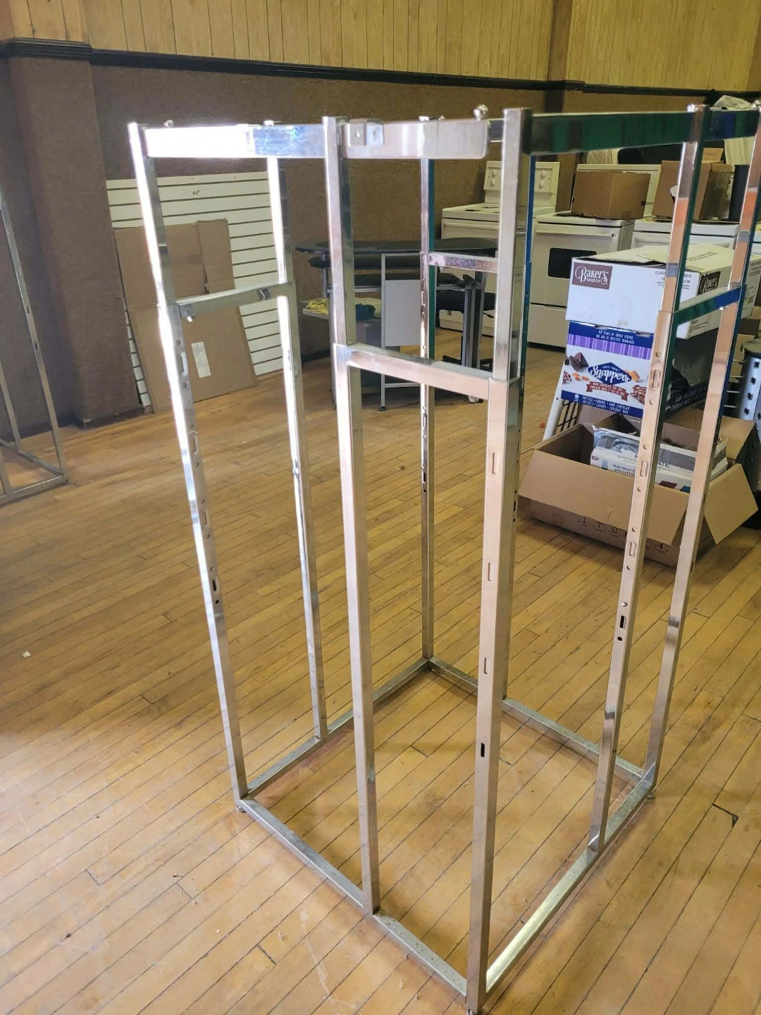 Chrome Retail Display Rack
