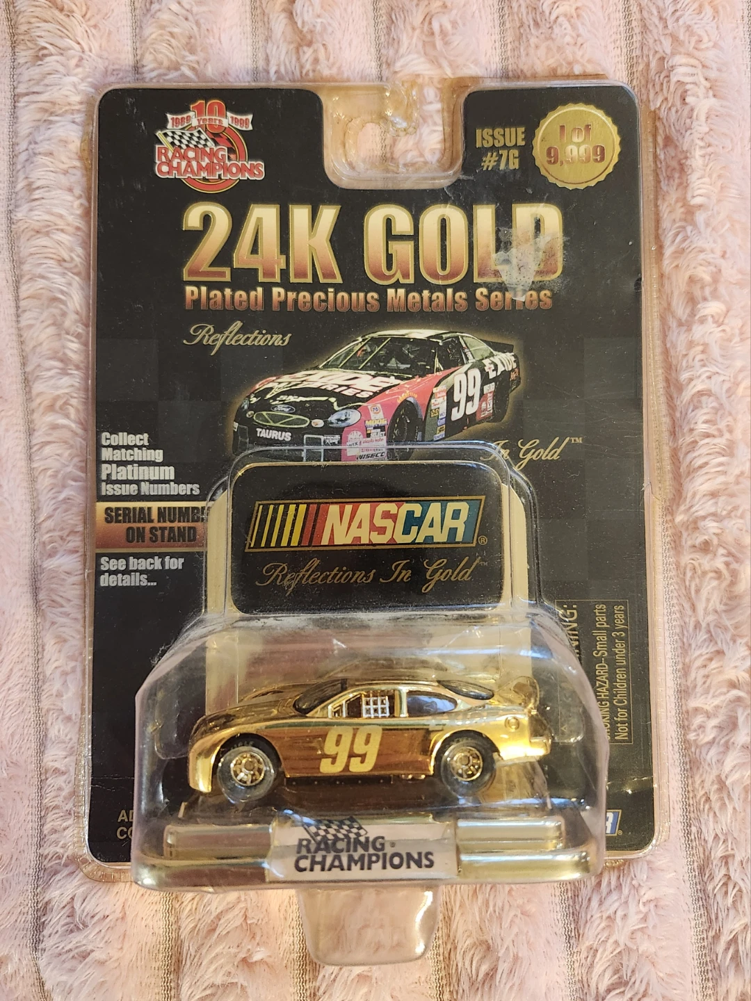Racing Champions Jeff Burton #99 24K Gold Diecast 1:64
