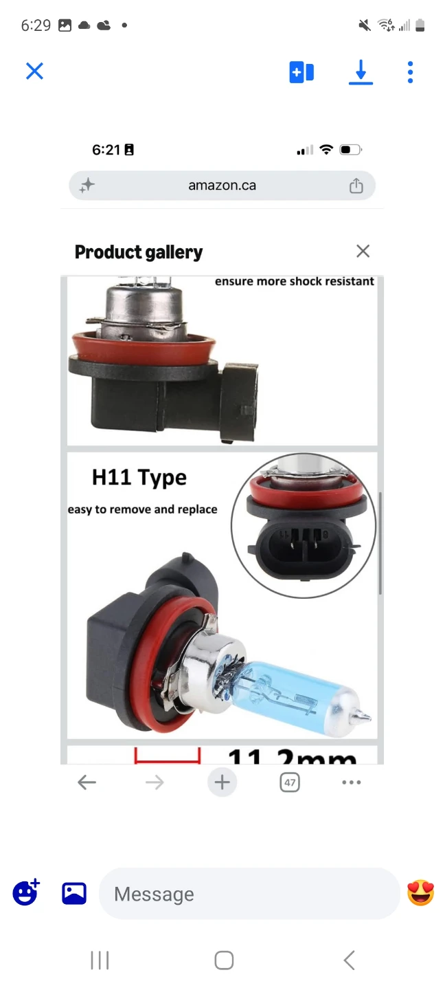 ETOPARS H11 55W 6000K Halogen Bulbs (4-Pack) - photo 2