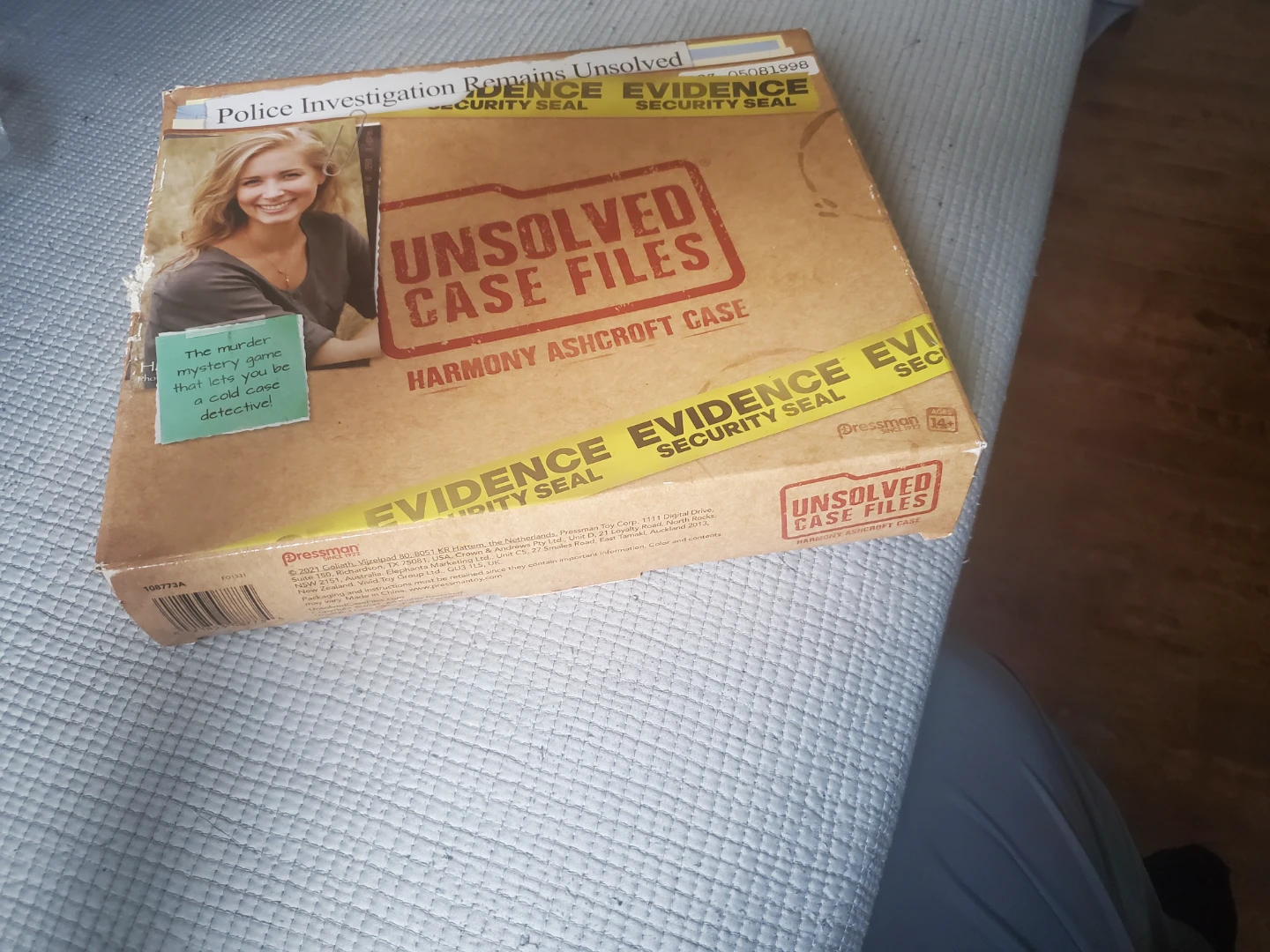 Unsolved Case Files Harmony Ashcroft Murder Mystery Game