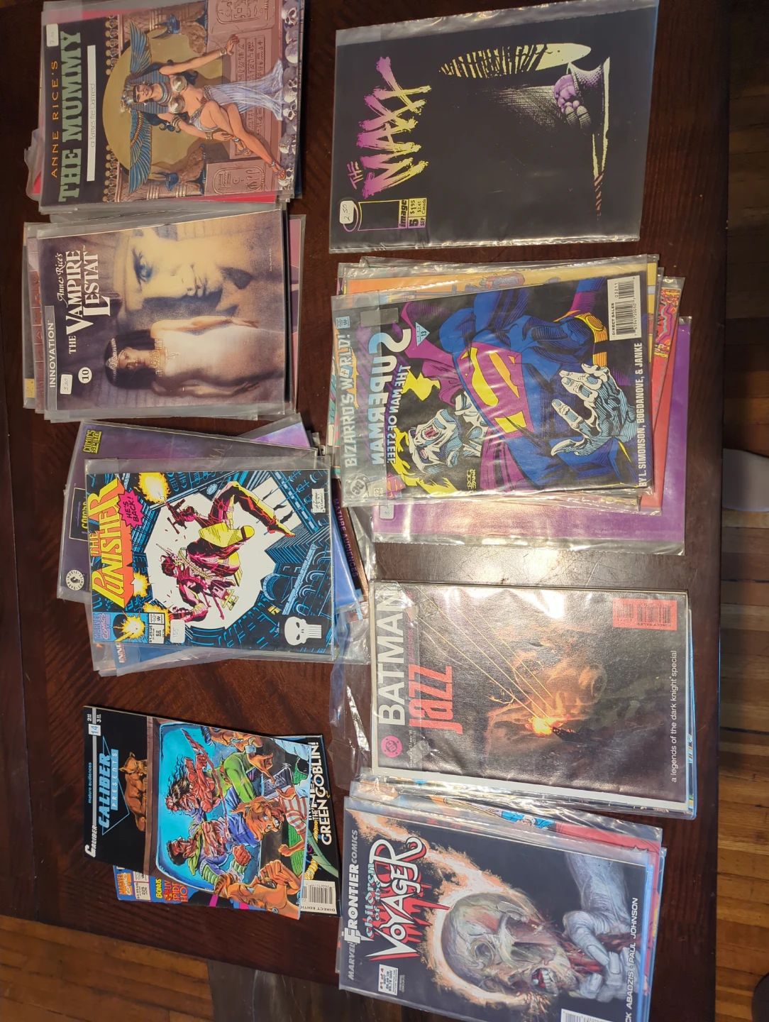 Horror/Gothic and classic Superhero comic books