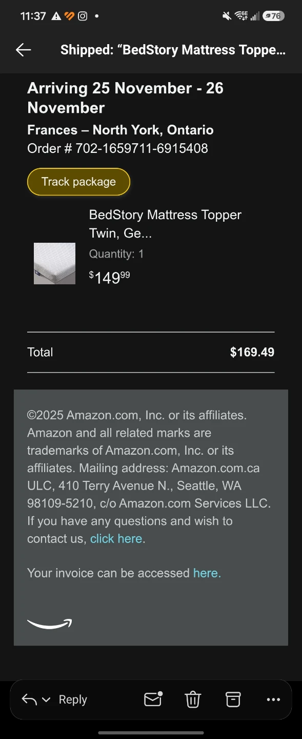 BedStory Twin Mattress Topper - photo 2