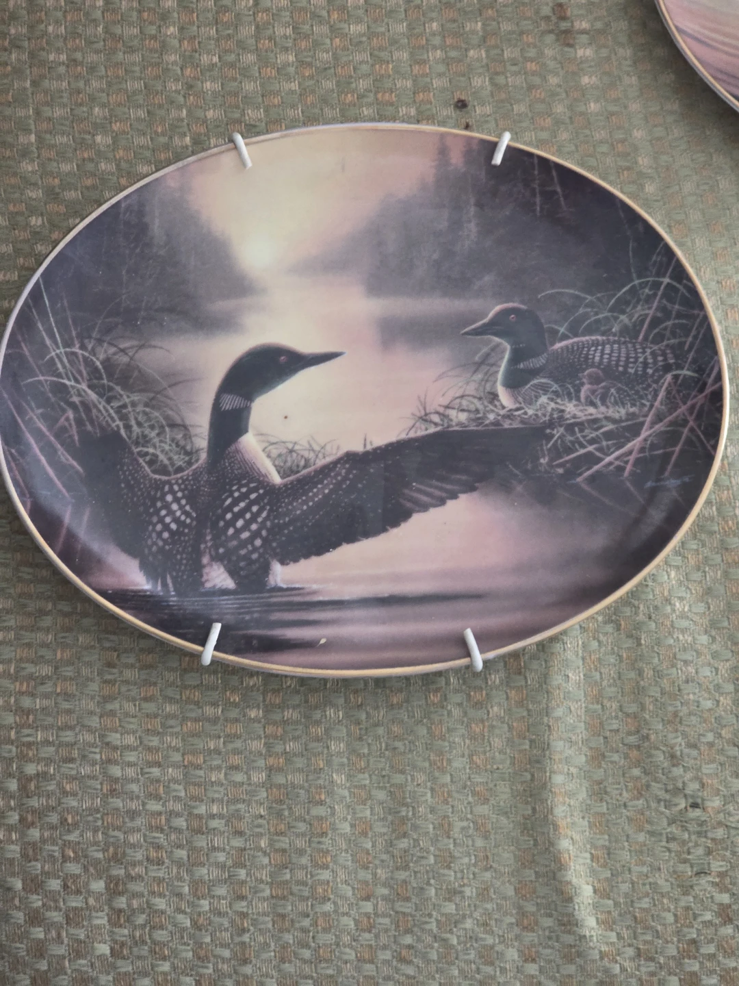 Set of 3 Bruce Langton Loon Collector Plates - photo 3