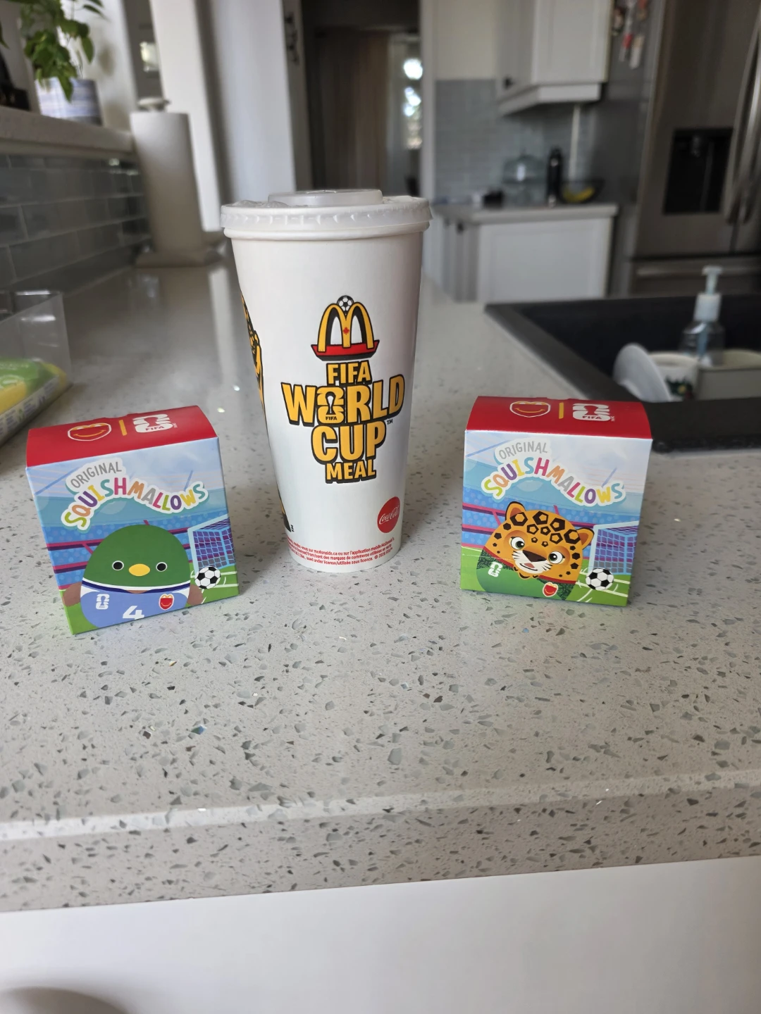 2 Original Squishmallows McDonald's FIFA World Cup Boxes - photo 3