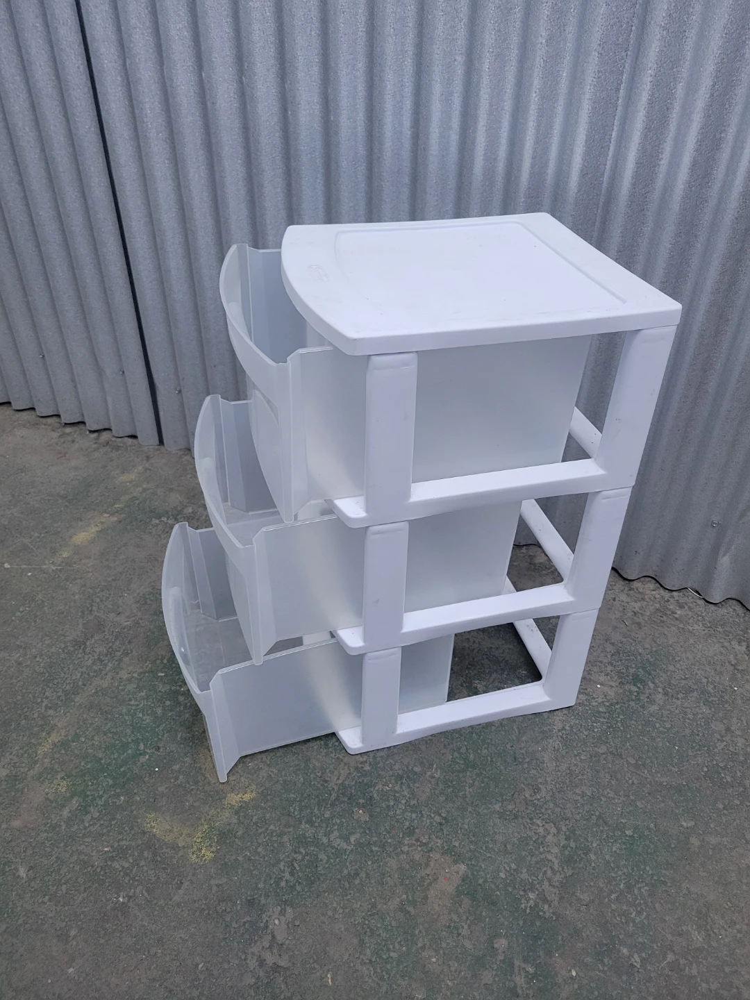 3-Drawer Plastic Storage unit - photo 2