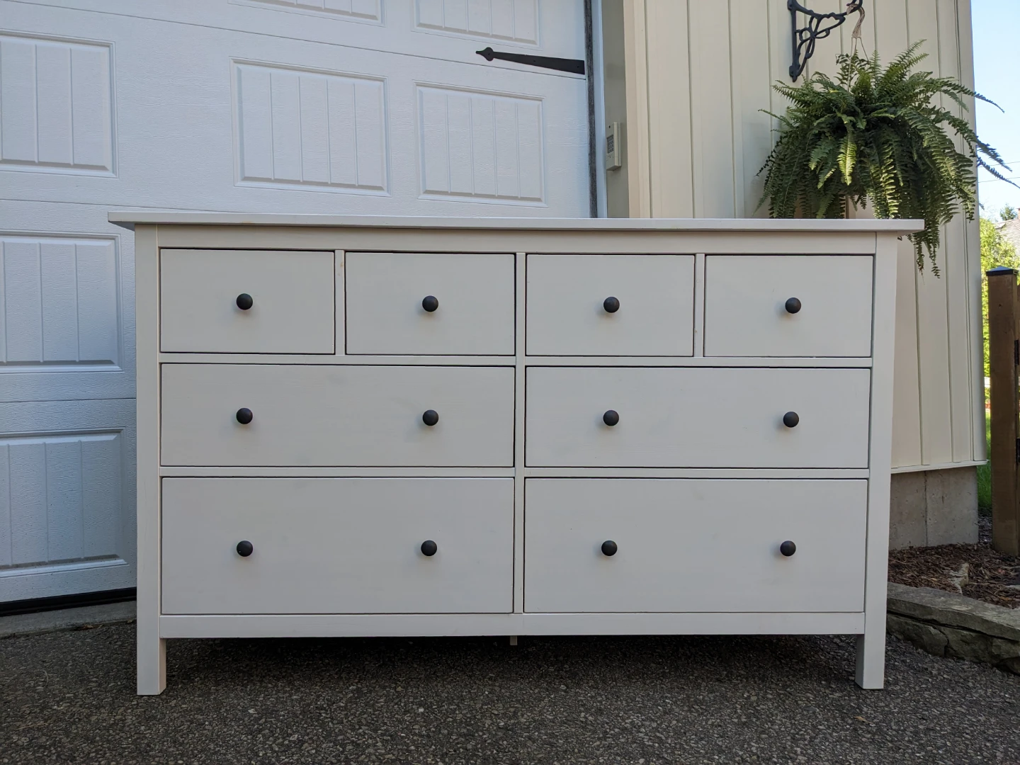 Ikea HEMNES 8 Drawer Dresser in Solid Pine