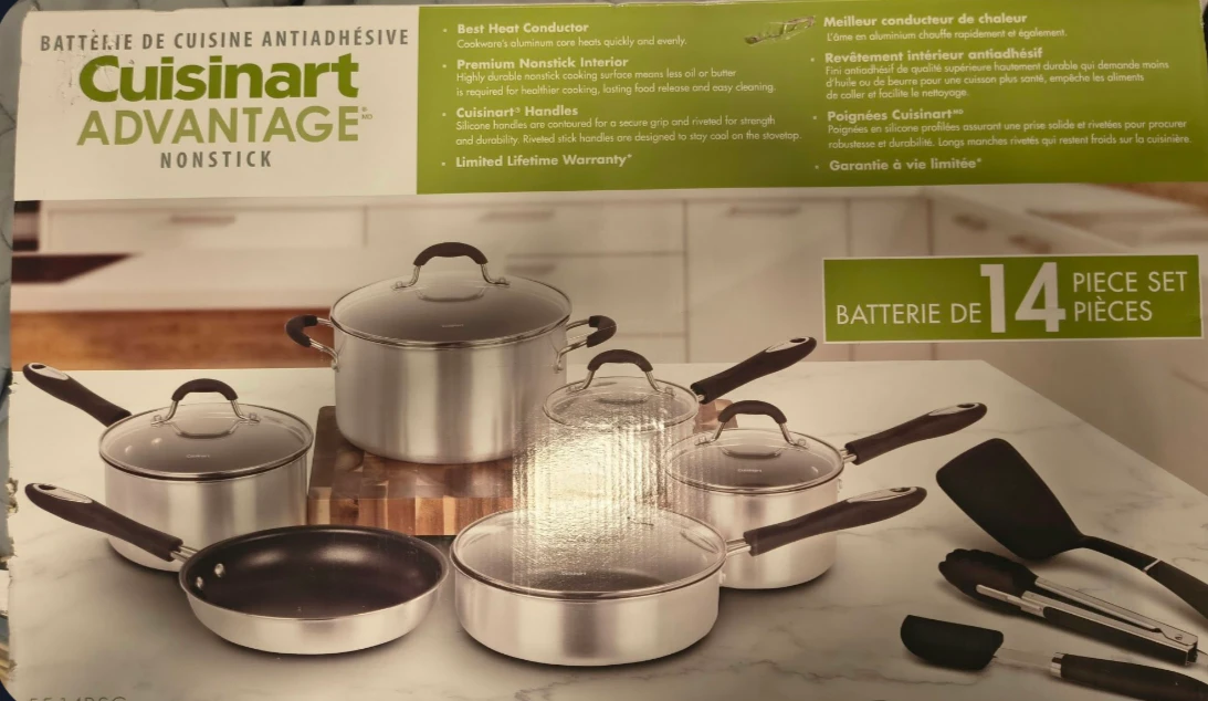 Cuisinart Advantage 14-Piece Nonstick Cookware Set
