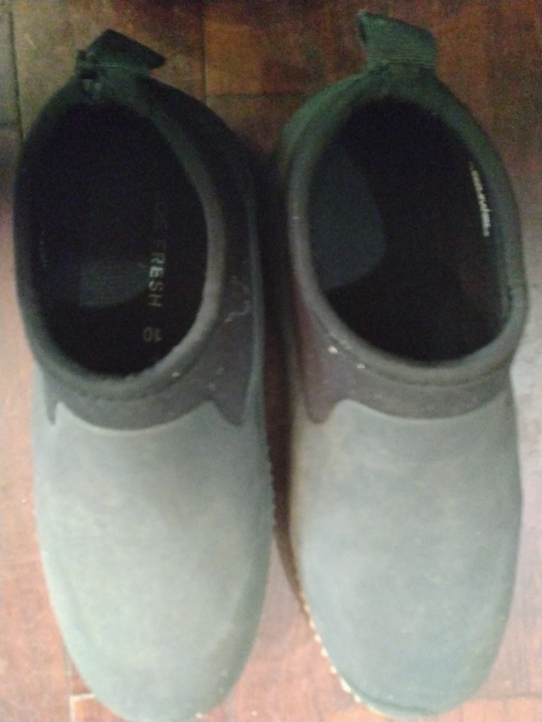 JOE FRESH - BLACK RUBBER , SLIP-ON RAIN SHOES - photo 3