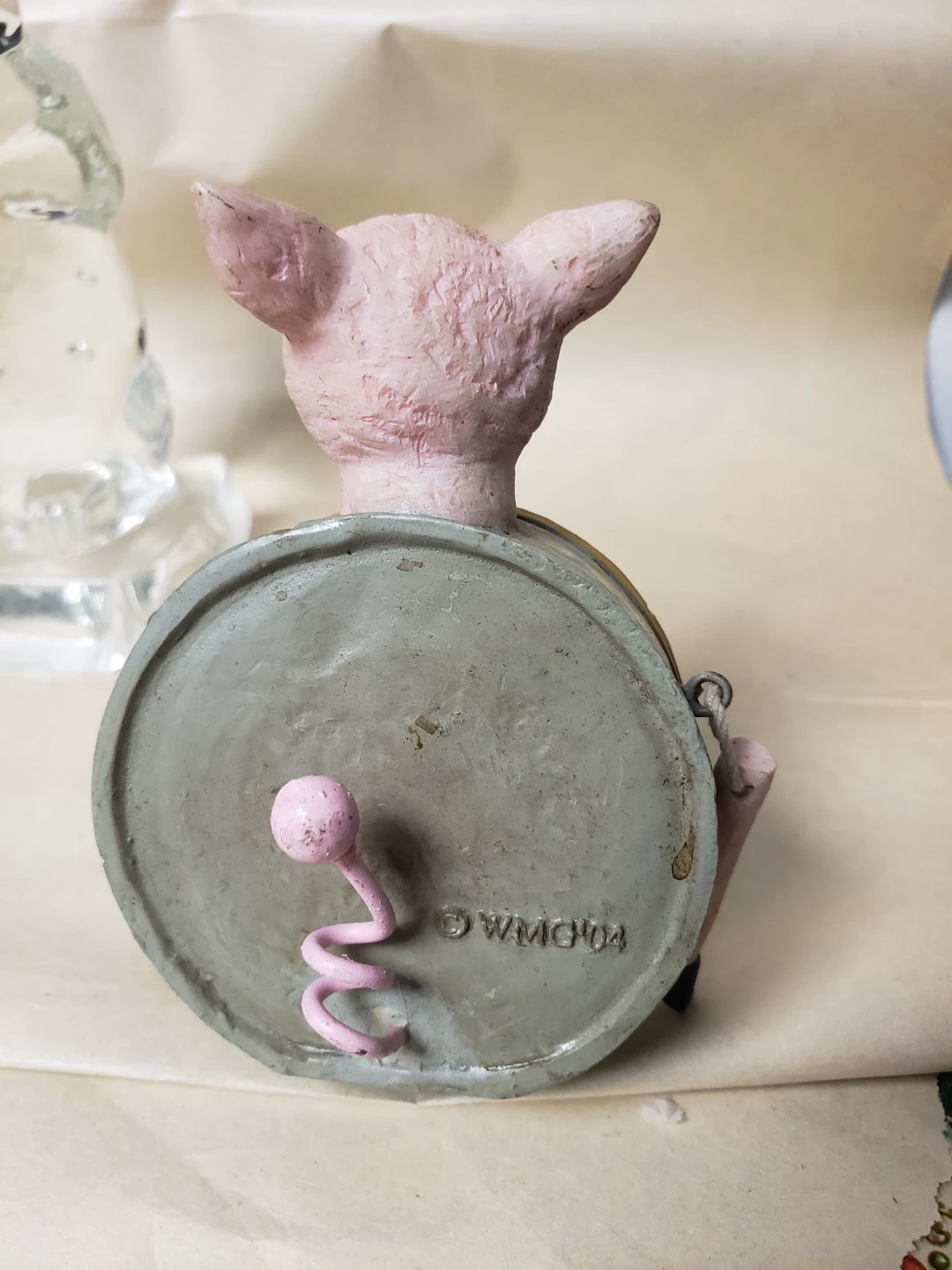 Vintage Maes Mustard Powder Pig Figurine - photo 3