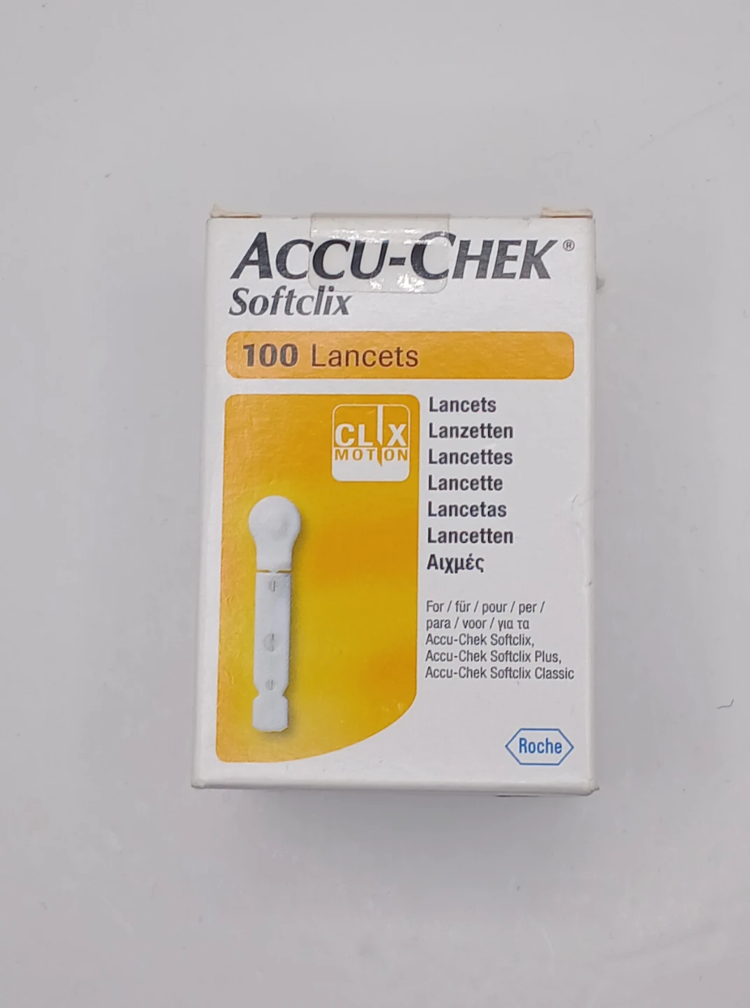 Accu-Chek Softclix 100 Lancets Expires August 01 2026