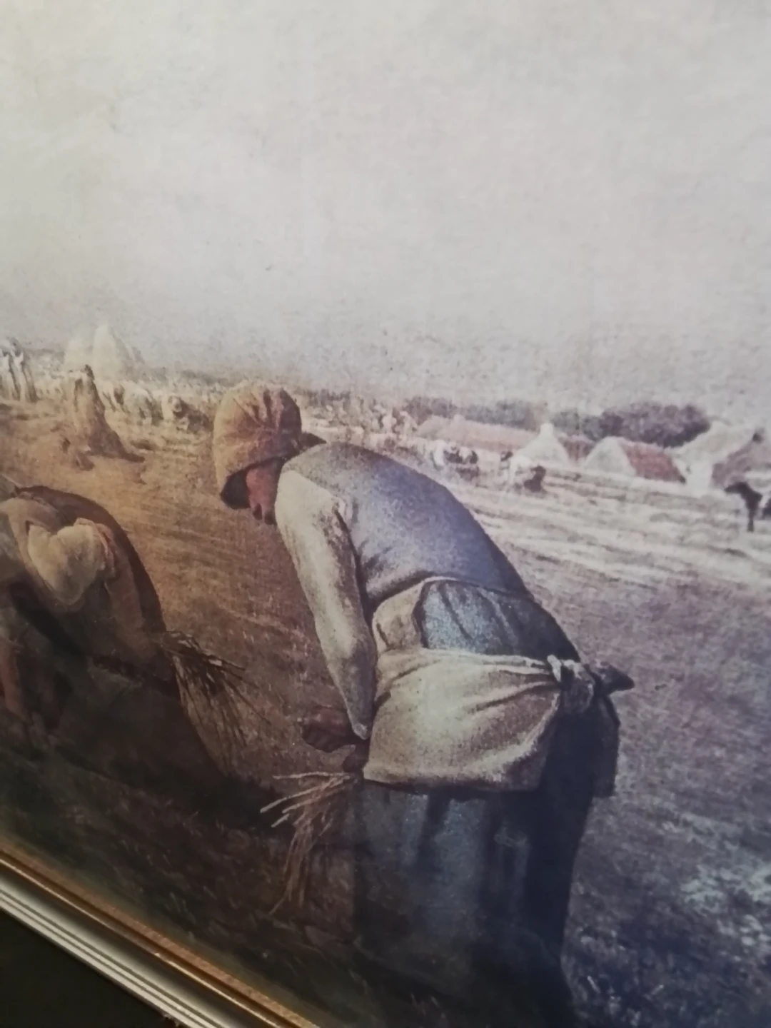 Vintage Framed Art Print "The Gleaners" by Jean-François Millet - photo 4