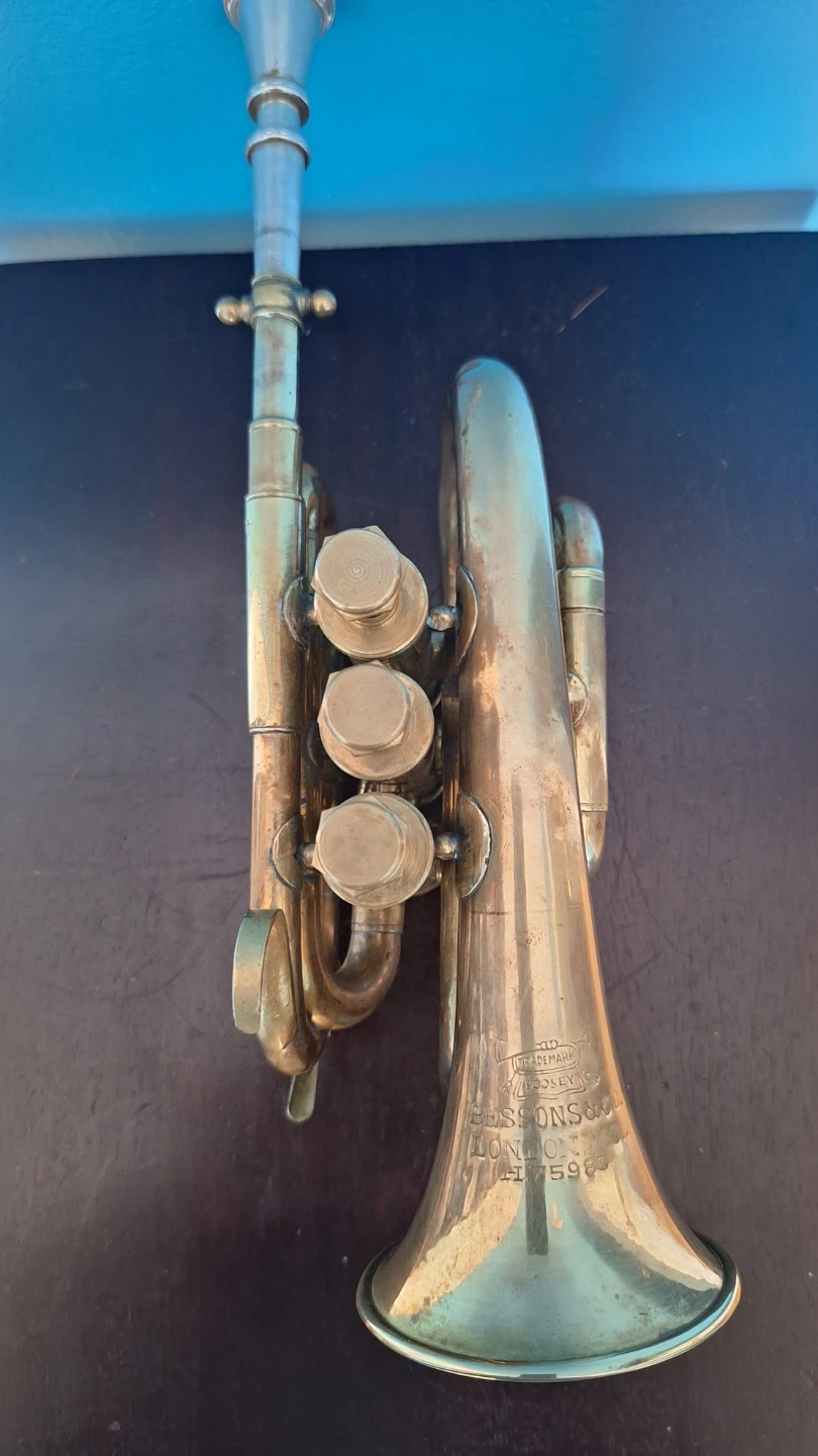 Vintage Brass Pocket Trumpet/ Cornet - photo 4