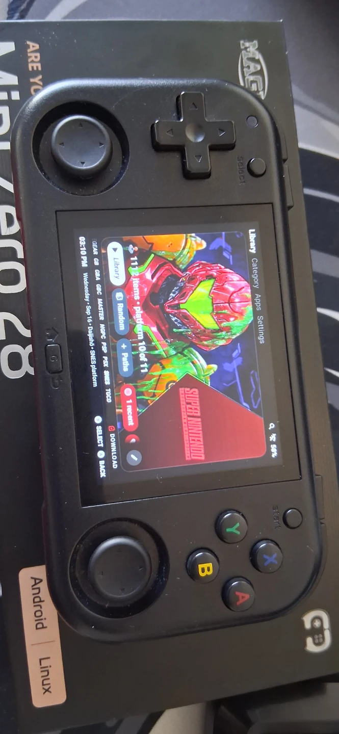 Mini Zero 28 Handheld Game Console open box - photo 4
