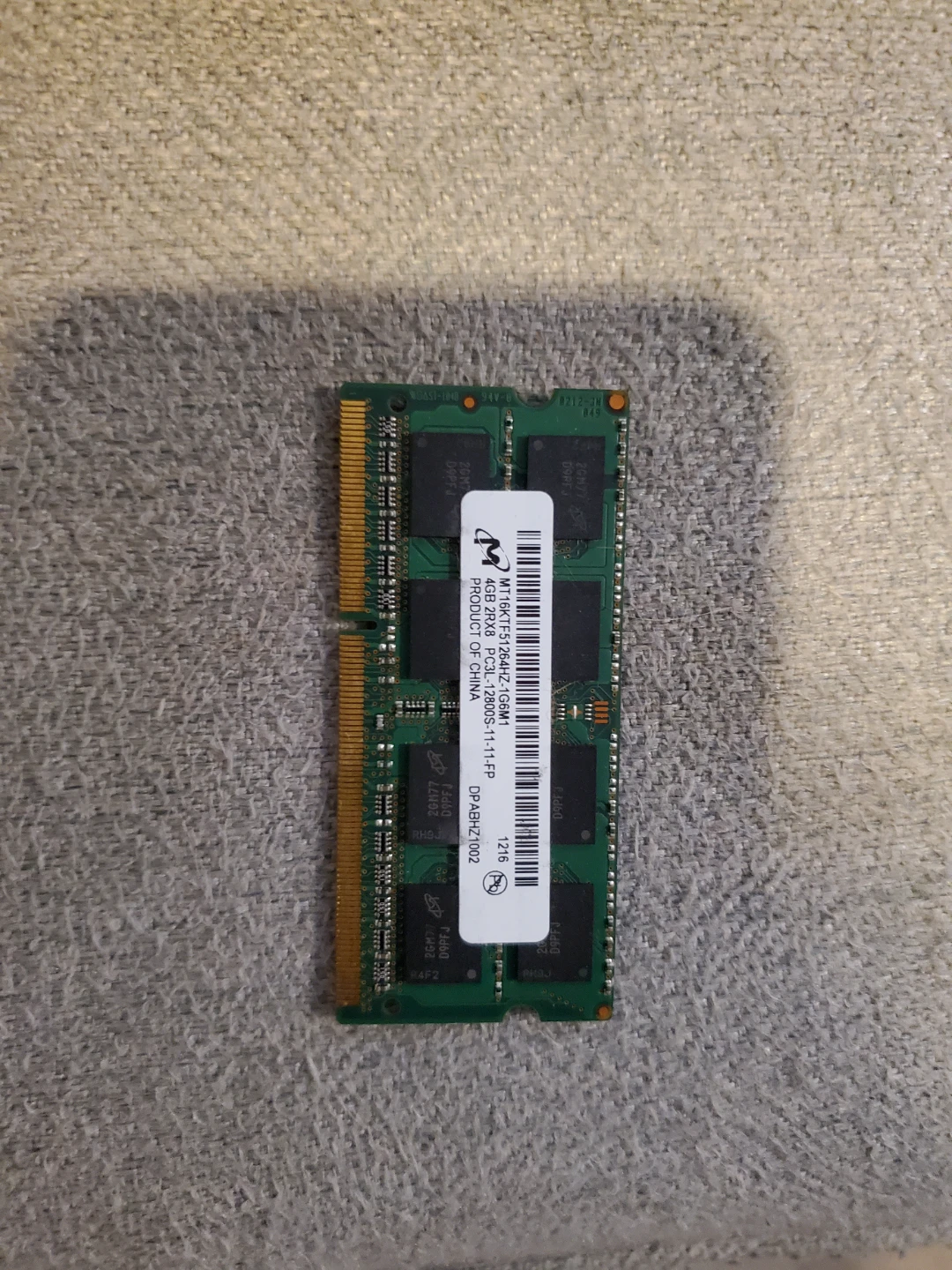 Micron RAM Memory Modules (4GB and 2GB)