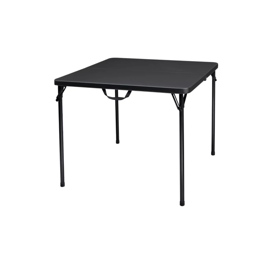 Black Folding Card Table