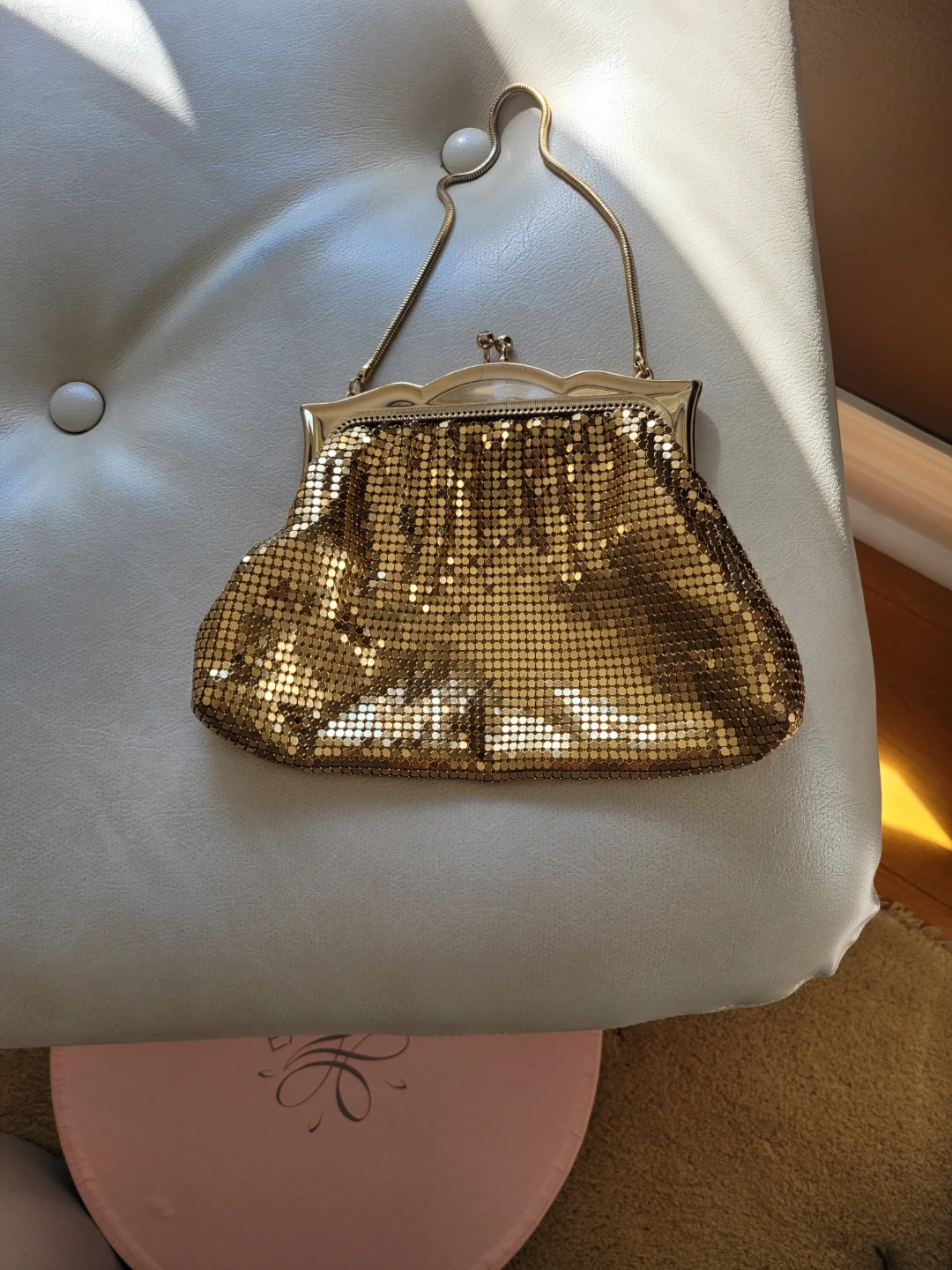 Vintage / Retro Glomesh Gold Evening Bag - photo 2