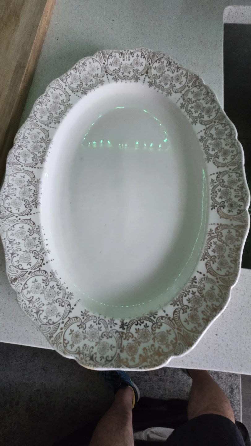 GOLDBETTE Platter - Vintage Serving Dish