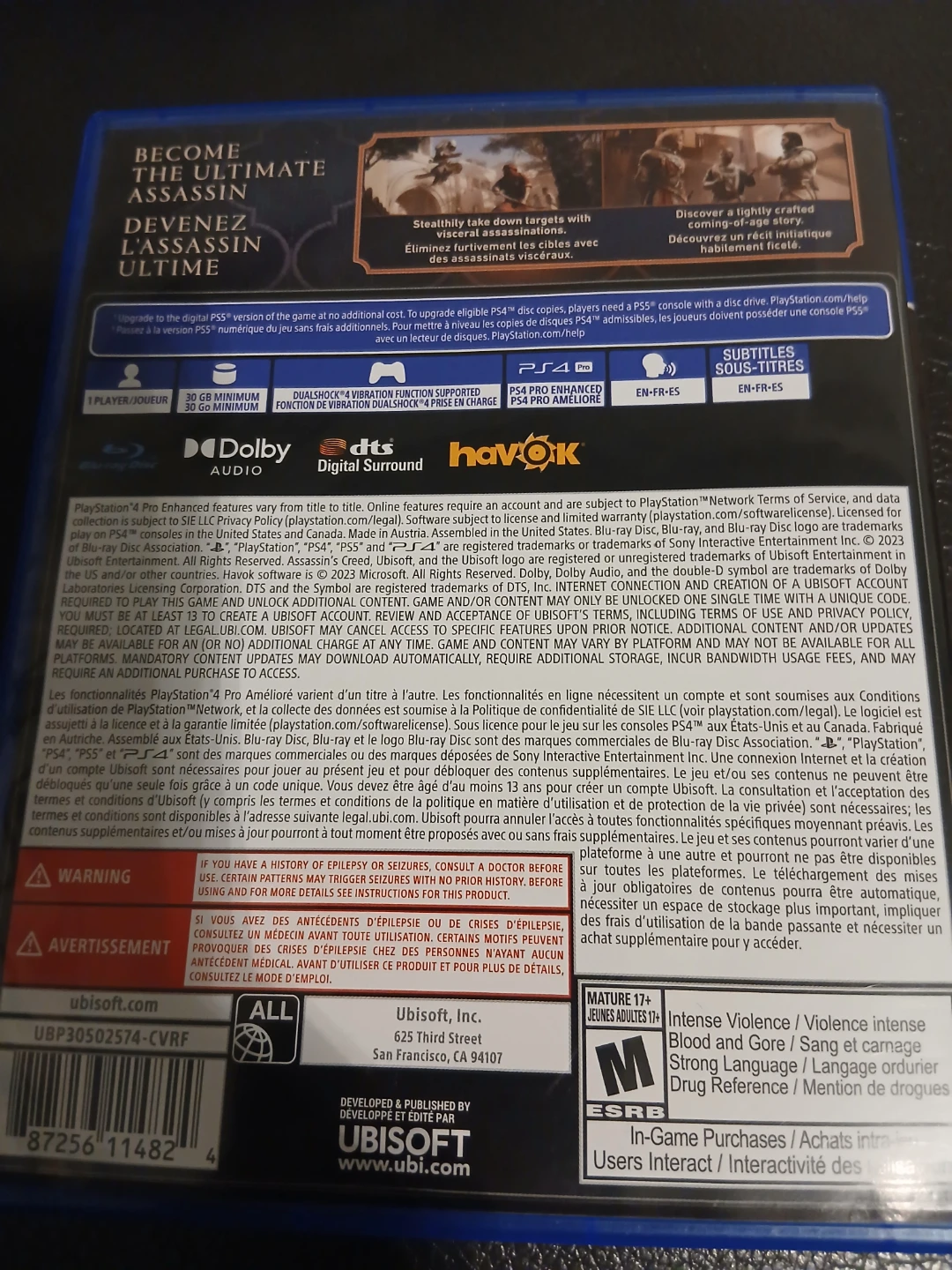 Assassin's Creed Mirage for PS4