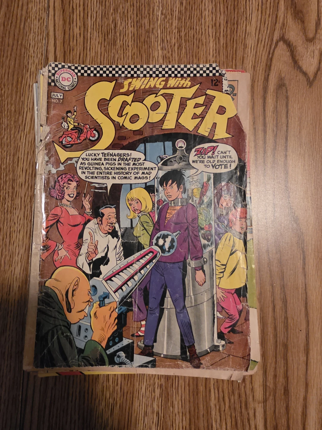 Swing With Scooter #7 July 1966 Vintage DC Comic