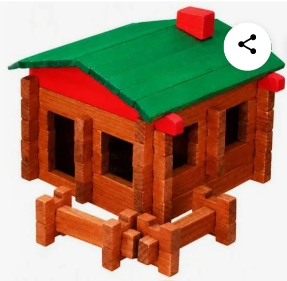 Paul Bunyan Classic Log Cabin Building Set